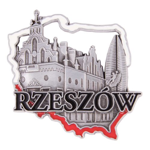 Magnes metalowy kontur Rzeszów