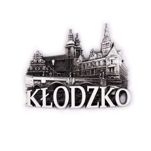 Magnes metalowy panorama Kłodzko