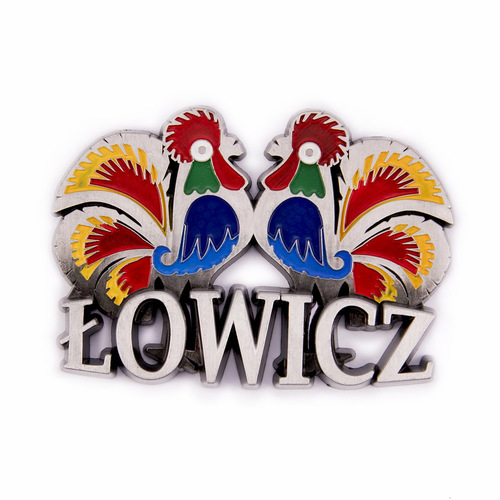 Magnes metalowy panorama Łowicz