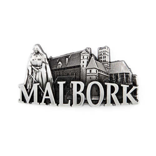 Magnes metalowy panorama Malbork
