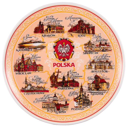 Talerz duży Polska obiekty