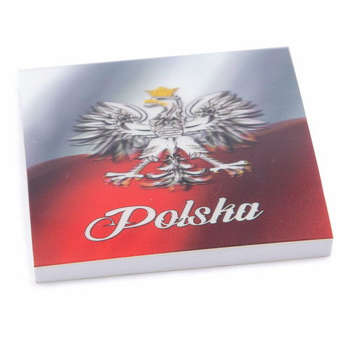 Notes 3D na magnesie Polska Polska flaga