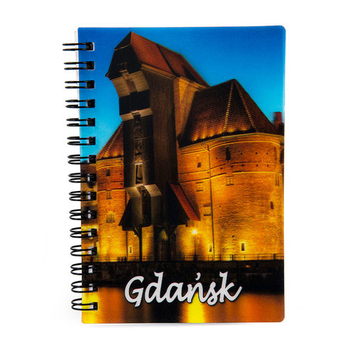 Notatnik 3d Gdańsk Żuraw