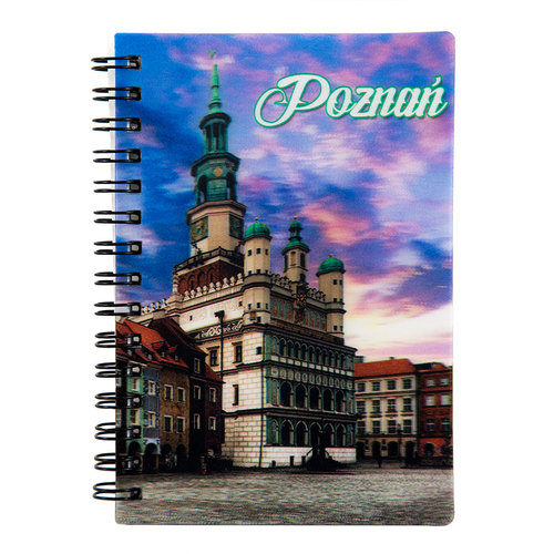 Notatnik 3d Poznań Ratusz