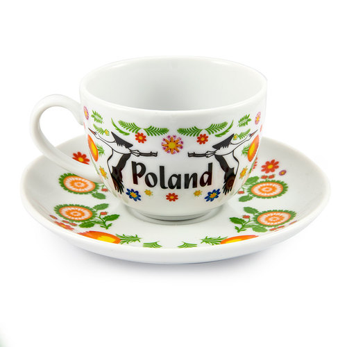 Filiżanka bocian Polska