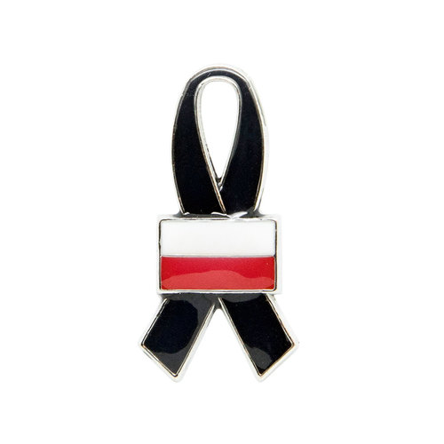 Przypinka żałobna narodowa