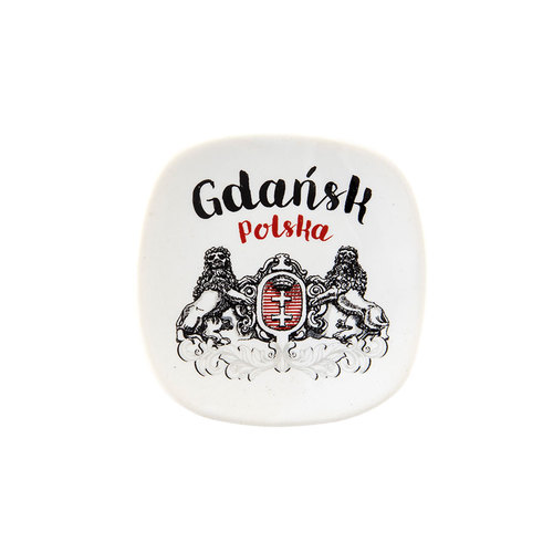 Magnes ceramiczny Gdańsk herb oldbook