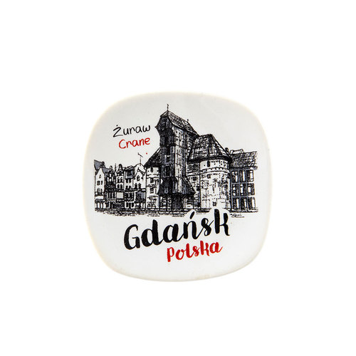 Magnes ceramiczny Gdańsk Żuraw oldbook