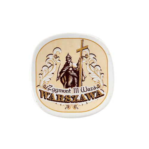 Magnes ceramiczny Warszawa Zygmunt sepia