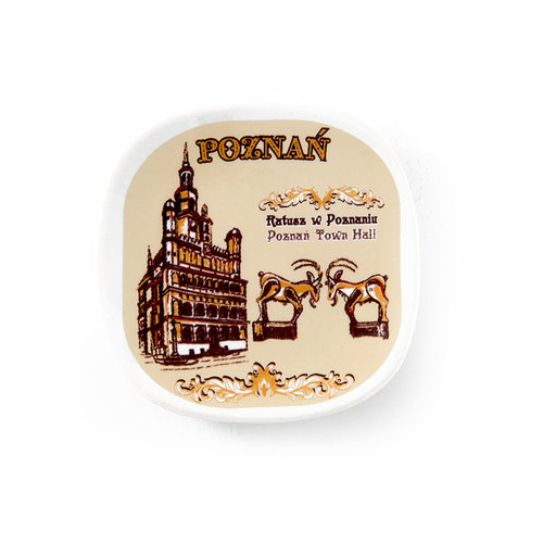 Magnes ceramiczny Poznań Ratusz sepia