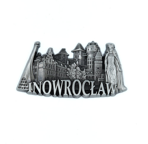 Magnes metalowy panorama Inowrocław