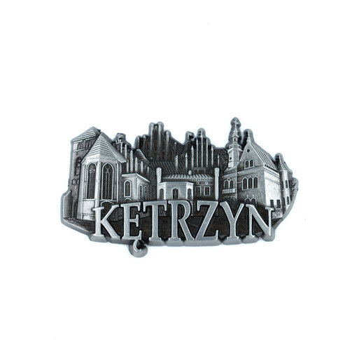 Magnes metalowy panorama Kętrzyn
