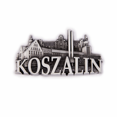 Magnes metalowy panorama Koszalin