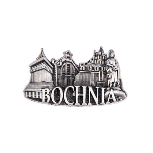 Magnes metalowy panorama Bochnia