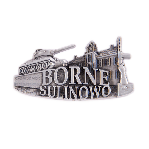 Magnes metalowy panorama Borne Sulinowo