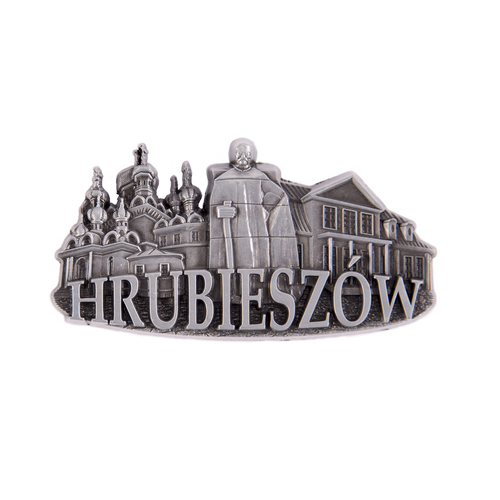 Magnes metalowy panorama Hrubieszów
