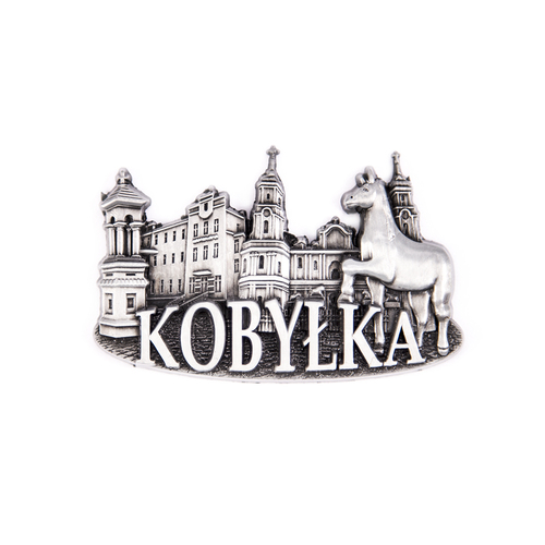 Magnes metalowy panorama Kobyłka