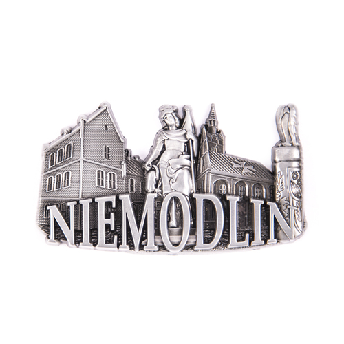 Magnes metalowy panorama Niemodlin