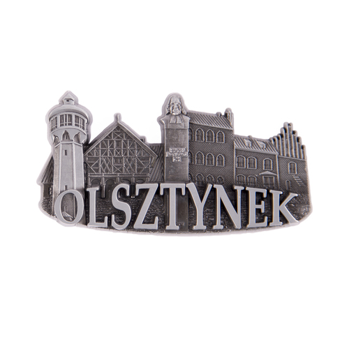 Magnes metalowy panorama Olsztynek
