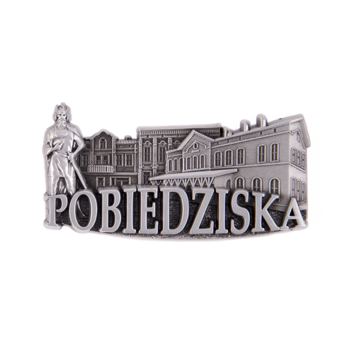 Magnes metalowy panorama Pobiedziska