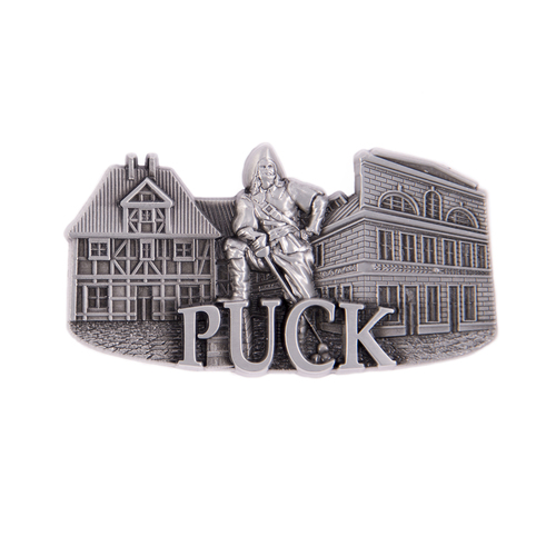 Magnes metalowy panorama Puck