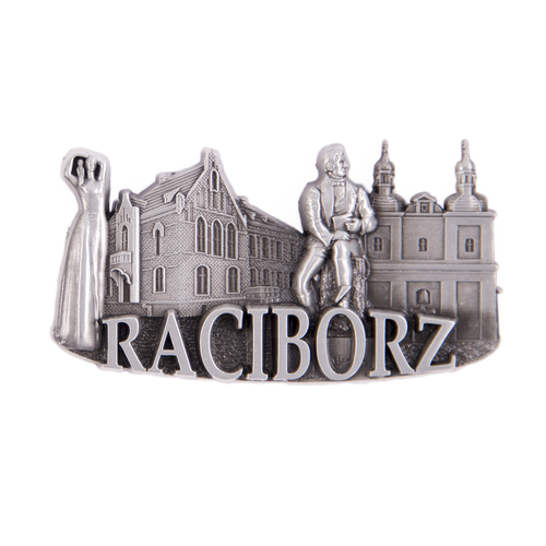 Magnes metalowy panorama Racibórz