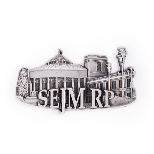 Magnes metalowy panorama Sejm RP