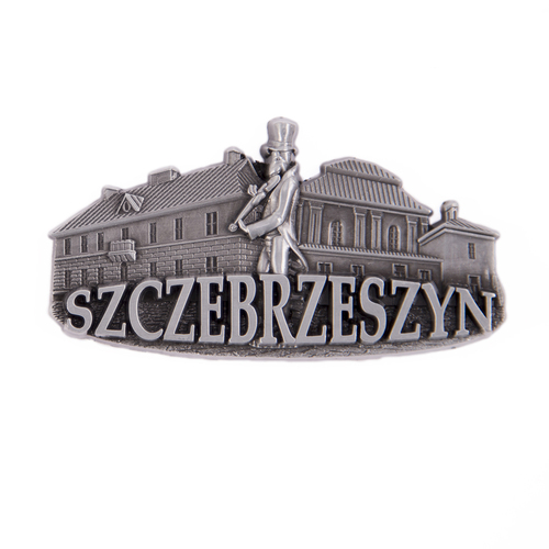 Magnes metalowy panorama Szczebrzeszyn
