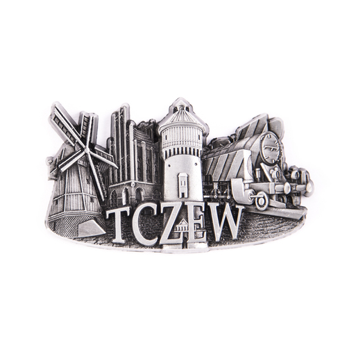 Magnes metalowy panorama Tczew