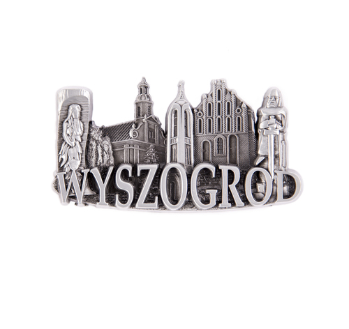 Magnes metalowy panorama Wyszogród