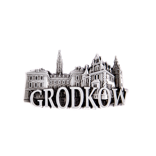 Magnes metalowy panorama Grodków