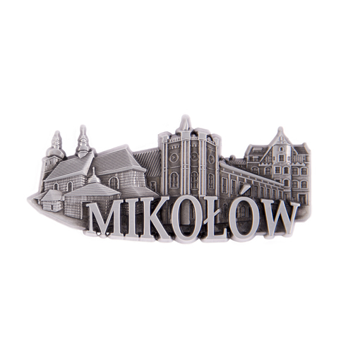 Magnes metalowy panorama Mikołów
