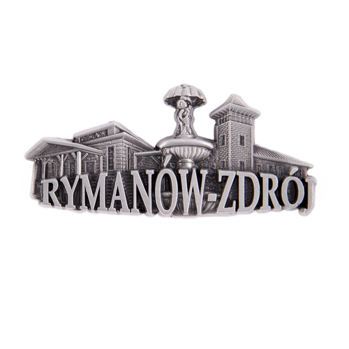 Magnes metalowy panorama Rymanów-Zdrój