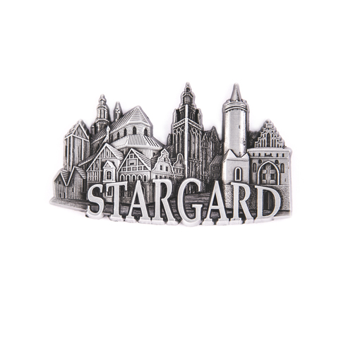 Magnes metalowy panorama Stargard