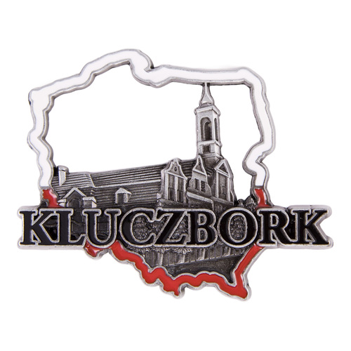 Magnes metalowy kontur Kluczbork