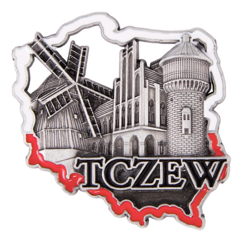 Magnes metalowy kontur Tczew