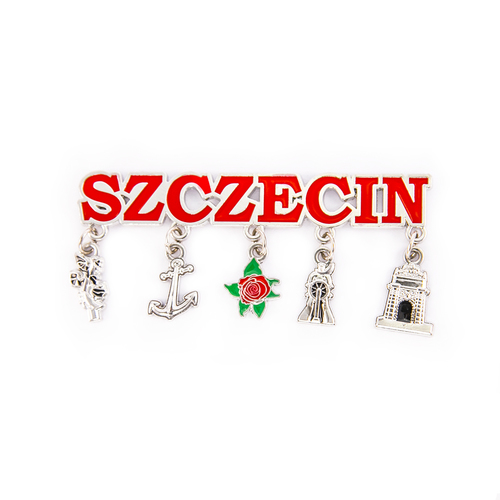 Magnes z zawieszkami Szczecin