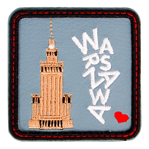 Magnes naprasowanka haft Warszawa PKiN