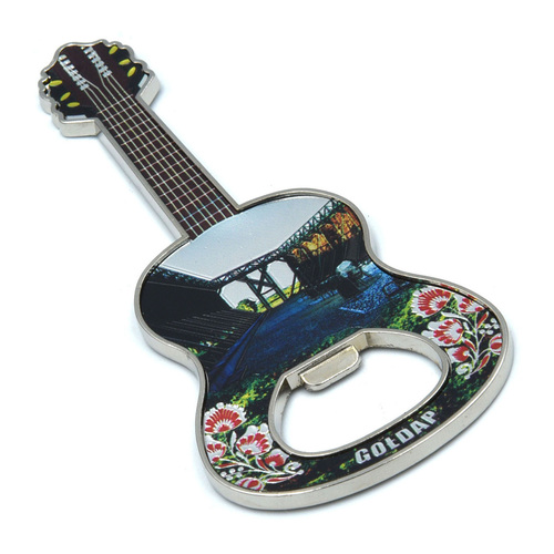 Magnes metalowy gitara Gołdap