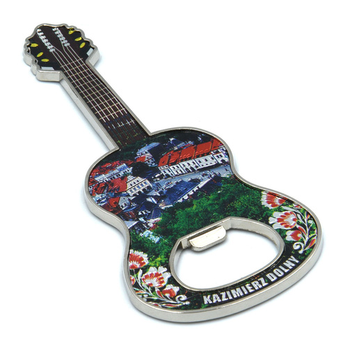 Magnes metalowy gitara Kazimierz Dolny 2