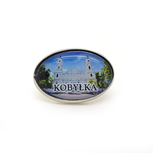 Przypinka owal na wklejkę - Nadruk Personalizowany
