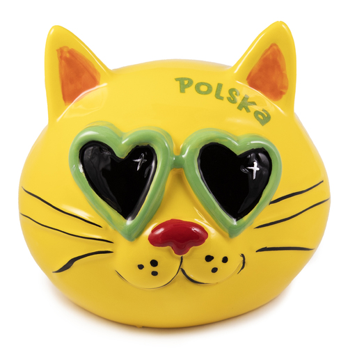 Ceramiczna skarbonka kot