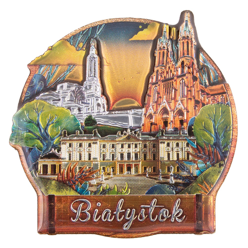 Magnes MDF metalizowany widok Białystok