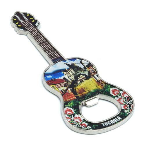 Magnes otwieracz metalowy gitara Tuchola
