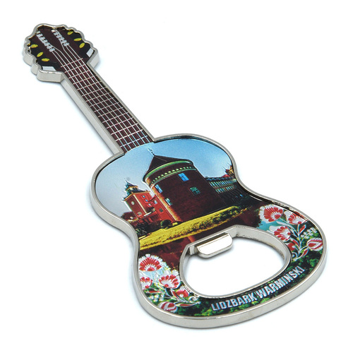 Magnes otwieracz metalowy gitara Lidzbark Warmiński