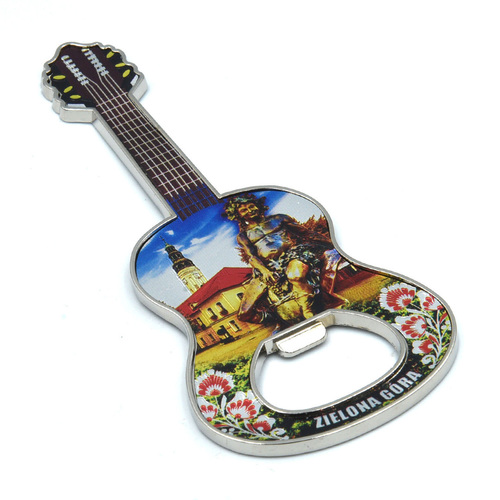 Magnes otwieracz metalowy gitara Zielona Góra
