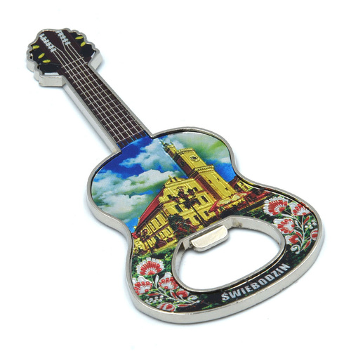 Magnes otwieracz metalowy gitara Świebodzin