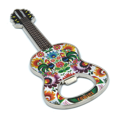 Magnes otwieracz metalowy gitara Łowicz