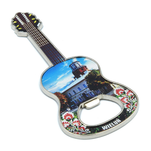 Magnes otwieracz metalowy gitara Wieluń