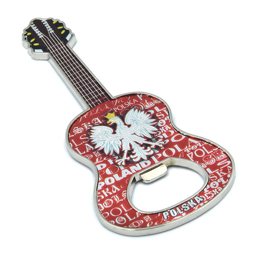 Magnes otwieracz metalowy gitara Polska
